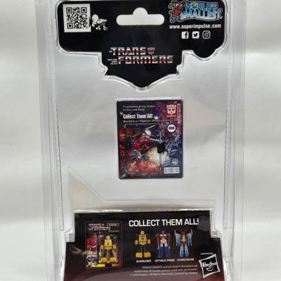 LOT 28: World's Smallest Action Micro Figures/ 3 Optimus Prime and 2 Bumblebees NIP