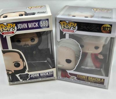 LOT 34: Multiple Funko Pops Including Halo Master Chief, The Child, John Wick, and More NIB