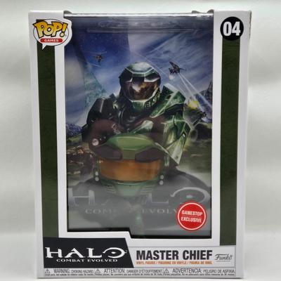 LOT 34: Multiple Funko Pops Including Halo Master Chief, The Child, John Wick, and More NIB