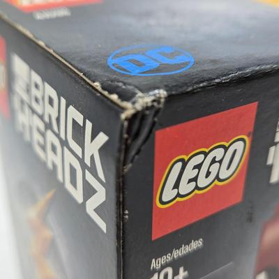 LOT 36: Lego Brick Headz Including Justice League Batman and Superman, Wonder Woman, The Flash, and More NIB