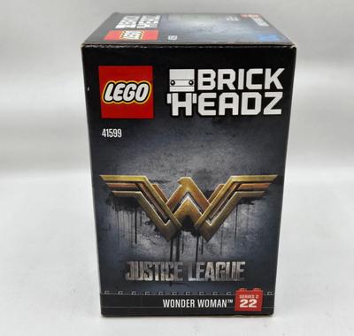 LOT 36: Lego Brick Headz Including Justice League Batman and Superman, Wonder Woman, The Flash, and More NIB