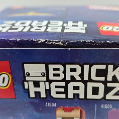 LOT 36: Lego Brick Headz Including Justice League Batman and Superman, Wonder Woman, The Flash, and More NIB