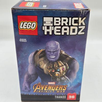 LOT 36: Lego Brick Headz Including Justice League Batman and Superman, Wonder Woman, The Flash, and More NIB