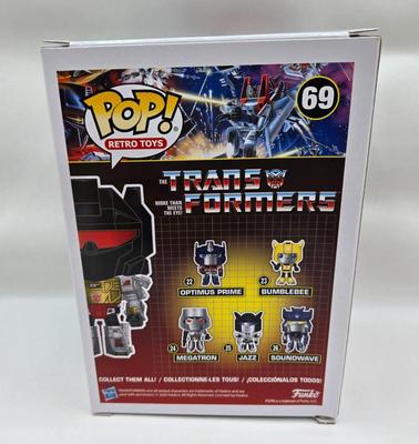 LOT 39: Funko Pops Transformers NIB