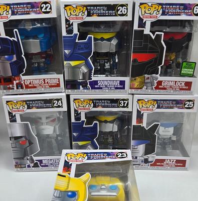 LOT 39: Funko Pops Transformers NIB