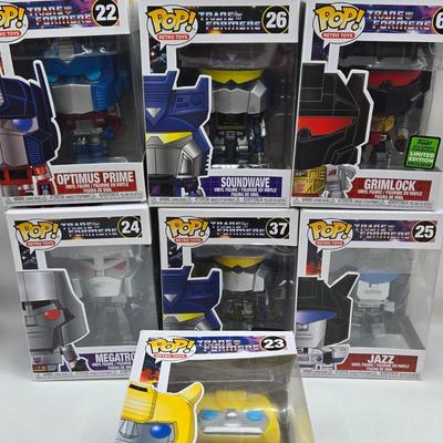 LOT 39: Funko Pops Transformers NIB