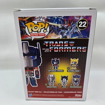 LOT 39: Funko Pops Transformers NIB