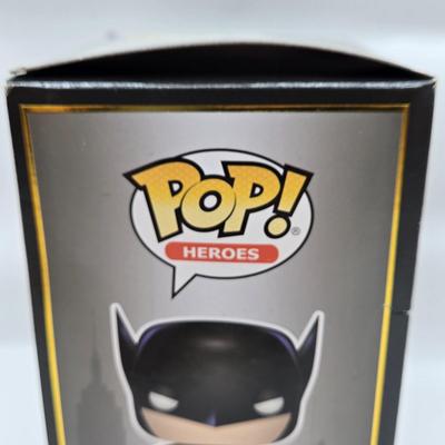 LOT 40: Variety of Funko Pops Including Predator, Batman, and Muhammad Ali NIB