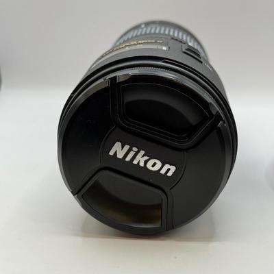 LOT 43: Nikon ED AF Nikkor 80-200mm 1:2.8 D f/2.8 Telephoto Lens w/ Quantaray 77mm UV Filter & Nikon HB-7 Lens Hood