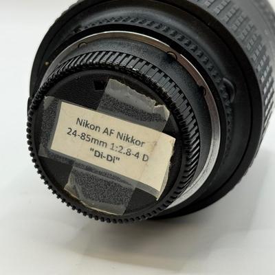 LOT 44: Nikon AF Nikkor 24-85mm 1:2.8-4 D IF Aspherical Macro (1:2) Lens w/ 72mm UV Filter
