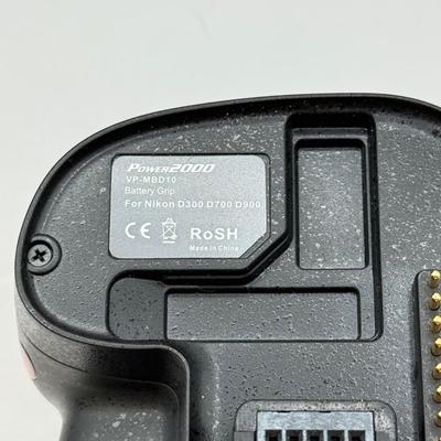 LOT 46: Nikon D700 DSLR Camera Body w/ Power2000 VP-MBD10 Vertical Battery Grip
