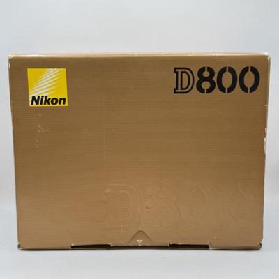 LOT 47: Nikon D800 DSLR Camera w/ Vello BG-N7 Vertical Battery Grip, Original Box, Manuals