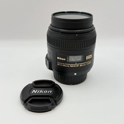 LOT 48: Nikon AF-S Micro Nikkor 40mm 1:2.8G f/2.8 Lens
