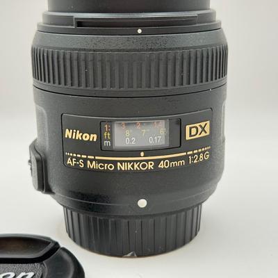 LOT 48: Nikon AF-S Micro Nikkor 40mm 1:2.8G f/2.8 Lens