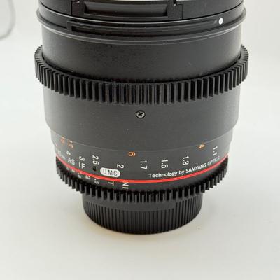 LOT 49: Rokinon T1.5 85mm AS IF Lens (for Nikon Cameras)