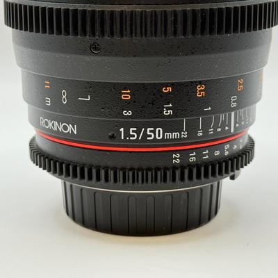 LOT 50: Rokinon T1.5 50mm AS Lens (for Nikon Cameras)
