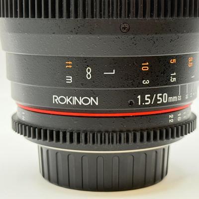 LOT 50: Rokinon T1.5 50mm AS Lens (for Nikon Cameras)