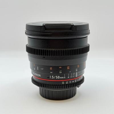 LOT 50: Rokinon T1.5 50mm AS Lens (for Nikon Cameras)
