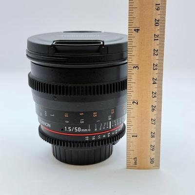 LOT 50: Rokinon T1.5 50mm AS Lens (for Nikon Cameras)