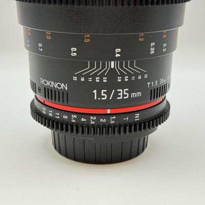 LOT 52: Rokinon T1.5 35mm AS Lens (for Nikon Cameras)