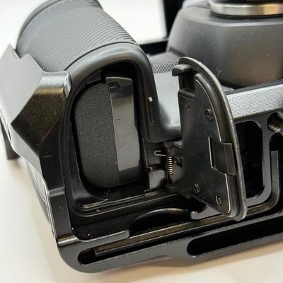 LOT 54: BlackMagic Design Pocket Cinema Camera 209-J00204 4k Video Camera, SmallRig Camera Cage & Metabones N/F-MFT Mount Speed...