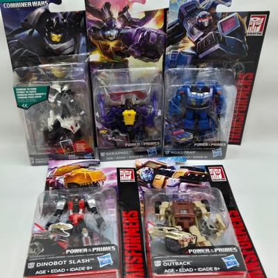 LOT 64: Variety of Transformer Toys NIB