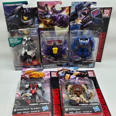 LOT 64: Variety of Transformer Toys NIB