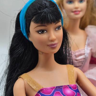 LOT 70: "Girls Just Wanna have Fun" Assortment of Barbies and Their Shoes...