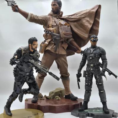 LOT 71: Battlefield 1 Collector's Edition Statue, Deus EX Mankind Statue, and Splinter Cell Blacklist Statue