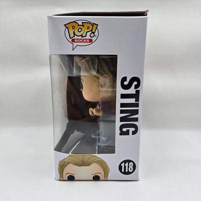 LOT 72: Multiple Funko Pops Featuring Music Stars NIB