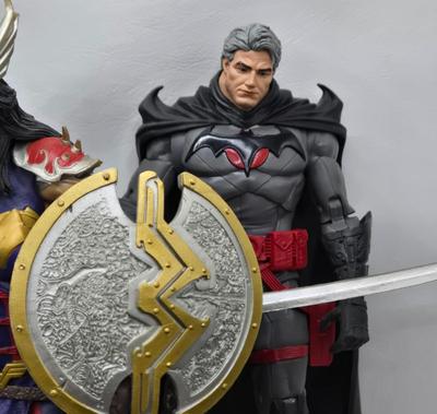 LOT 80: Large Variety of Action Figures Including Superman, Robin, Green Lantern, Many Anti-Heroes, and More