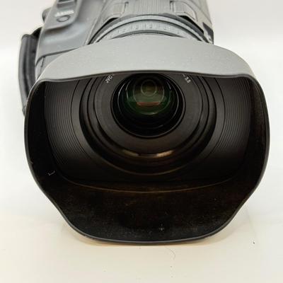 LOT 81: JVC 4k Memory Card Video Camera Recorder Model GY-HM170U w/ JVC KA-HU1 Top Handle Unit
