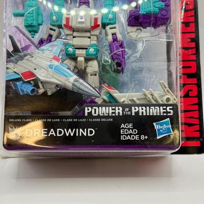 LOT 84: NRFB 2017 Hasbro Transformers Generations Power of the Primes Deluxe Class Action Figures: Sinnertwin, Dreadwind & Autobot...