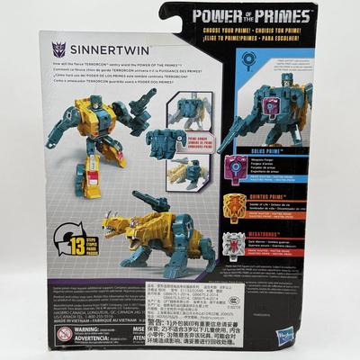 LOT 84: NRFB 2017 Hasbro Transformers Generations Power of the Primes Deluxe Class Action Figures: Sinnertwin, Dreadwind & Autobot...