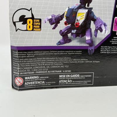 LOT 85: NRFB 2017 Hasbro Transformers Generations Power of the Primes Deluxe Class Terrorcon Action Figures: Rippersnapper, Blot &...