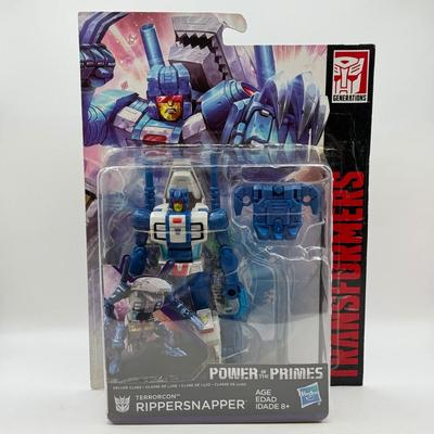 LOT 85: NRFB 2017 Hasbro Transformers Generations Power of the Primes Deluxe Class Terrorcon Action Figures: Rippersnapper, Blot &...