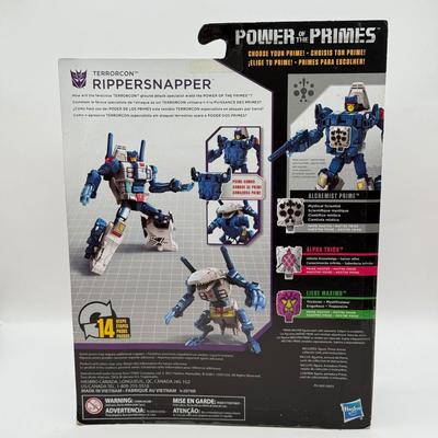 LOT 85: NRFB 2017 Hasbro Transformers Generations Power of the Primes Deluxe Class Terrorcon Action Figures: Rippersnapper, Blot &...