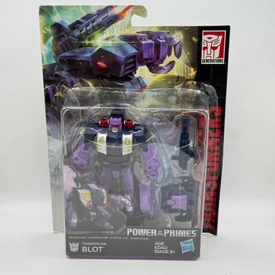 LOT 85: NRFB 2017 Hasbro Transformers Generations Power of the Primes Deluxe Class Terrorcon Action Figures: Rippersnapper, Blot &...