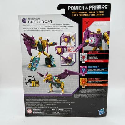 LOT 85: NRFB 2017 Hasbro Transformers Generations Power of the Primes Deluxe Class Terrorcon Action Figures: Rippersnapper, Blot &...