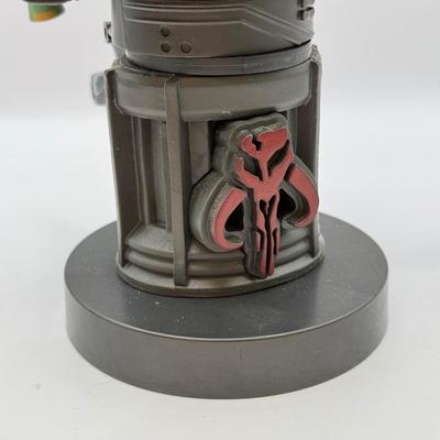 LOT 88: Star Wars Collection: Cable Guys Boba Fett The Mandelorian Figure/Bust & Small Character Toys