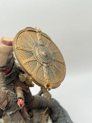 LOT 89: Sony Entertainment God of War Statue, Ascension Kratos Figure & NECA God of War 3 Kratos Action Figure