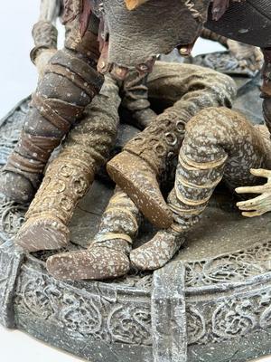LOT 89: Sony Entertainment God of War Statue, Ascension Kratos Figure & NECA God of War 3 Kratos Action Figure