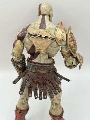 LOT 89: Sony Entertainment God of War Statue, Ascension Kratos Figure & NECA God of War 3 Kratos Action Figure
