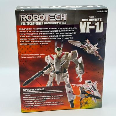 LOT 93: Flash Gordon Classic Action Figure, Gritty Chia Pet, Pop! Jessica Rabbit Giant Enamel Pin, Robotech VF-11 & More