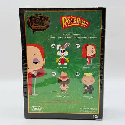 LOT 93: Flash Gordon Classic Action Figure, Gritty Chia Pet, Pop! Jessica Rabbit Giant Enamel Pin, Robotech VF-11 & More