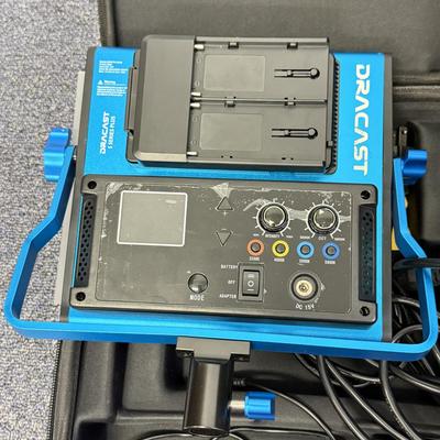 LOT 94: Three Dracast S Series Plus Studio Lights w/ Stands Model DRSPPL500B