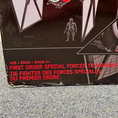LOT 95: New Disney Hasbro Star Wars: The Black Series First Order Special Forces Tie Fighter