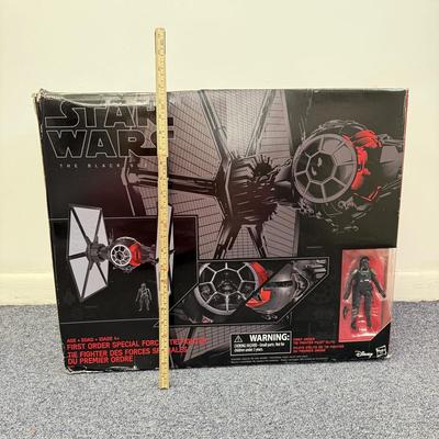 LOT 95: New Disney Hasbro Star Wars: The Black Series First Order Special Forces Tie Fighter