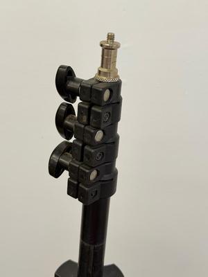 LOT 96: Elvid RigVision Monitor Model CM-7L w/ Rolling Paul C. Buff LS3050 Light Stand