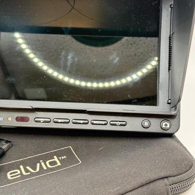 LOT 96: Elvid RigVision Monitor Model CM-7L w/ Rolling Paul C. Buff LS3050 Light Stand